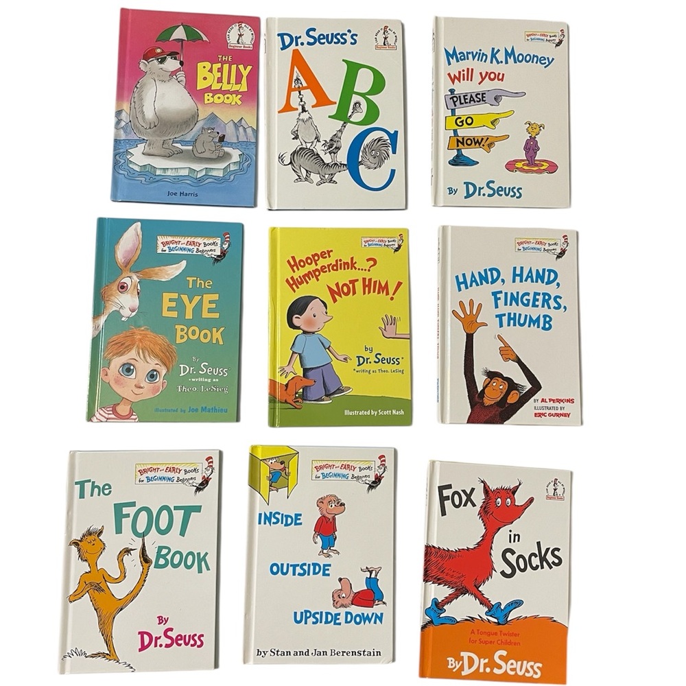 Bundle of 9 Dr. Seuss Children’s Story Books, Hardcover